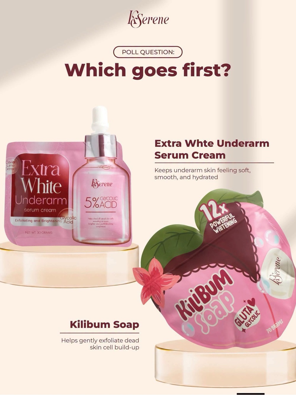 Extra White Underarm Serum Cream – Pink